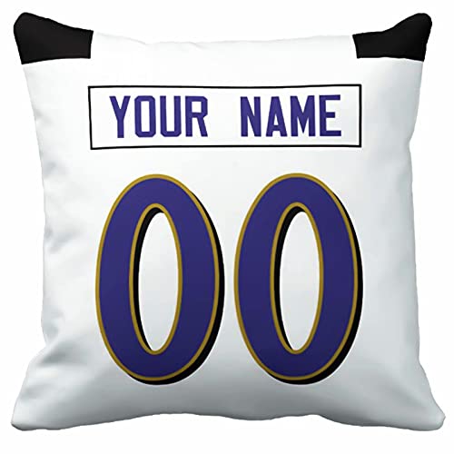 Throw Pillow 2 Packs Custom Any Name and Number for Men Youth Boy Gift