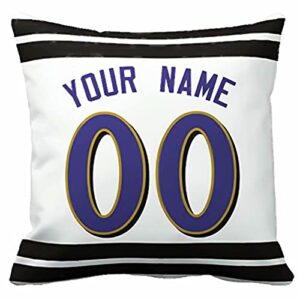 Throw Pillow 2 Packs Custom Any Name and Number for Men Youth Boy Gift