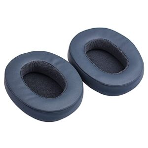 MOLGRIA Ear Pads Cushion, Replacement Protein Leather Earpads for Skullcandy Crusher Wireless Crusher Evo ANC HESH 3.0 Over-Ear Headphones(Blue)