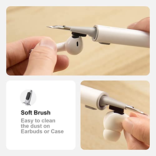 AirPods Cleaner Brush for AirPods 1 2 Pros 3-in-1 Cleaner Kit for Bluetooth Earphones and Case