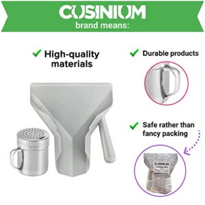 CUSINIUM Commercial French Fry Scooper - Polycarbonate Plastic Fry Scoop | Popcorn Scoop - Right Handle