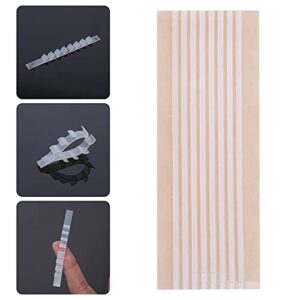 100 pcs clear non-slip design rubber with fins clothes or coat hanger grips backing for wooden or plastic hangers self adhesive anti slip grip hanging clothes grippers for clothing stores or home