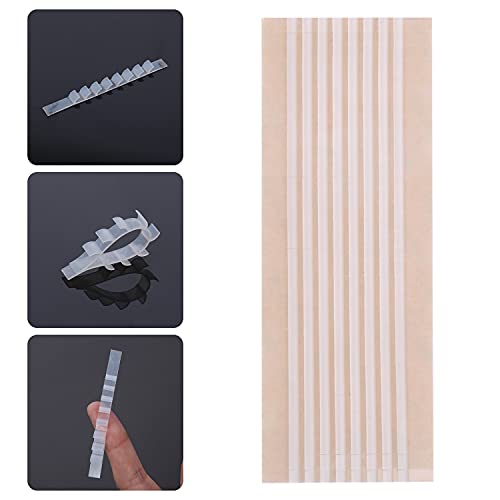 100 Pcs Clear Non-Slip Design Rubber with Fins Clothes or Coat Hanger Grips Backing for Wooden or Plastic Hangers Self Adhesive Anti Slip Grip Hanging Clothes Grippers for Clothing Stores or Home