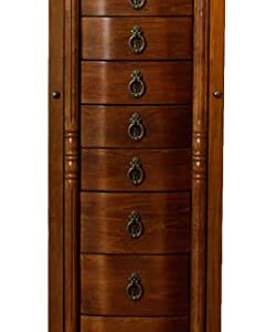 Hives and Honey Francesca Jewelry Armoire, Antique Walnut