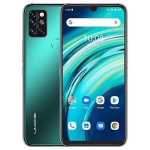 umidigi a9 pro cell phone (8gb+128gb), 6.3" fhd+ full screen unlocked smartphone with 4150mah battery + 48mp ai quad camera - lte dual 4g sim android 11 phone (8+128g, forest green)