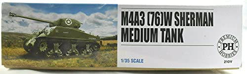 Premium Hobbies M4A3 (76) W Sherman Medium Tank 1:35 Plastic Model Tank Kit 210V