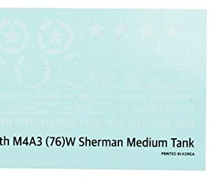 Premium Hobbies M4A3 (76) W Sherman Medium Tank 1:35 Plastic Model Tank Kit 210V