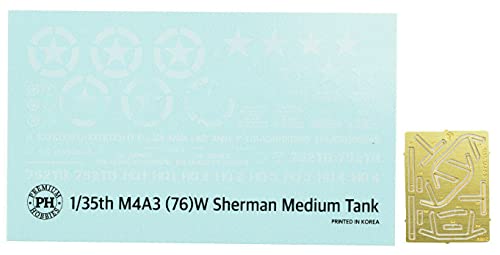 Premium Hobbies M4A3 (76) W Sherman Medium Tank 1:35 Plastic Model Tank Kit 210V