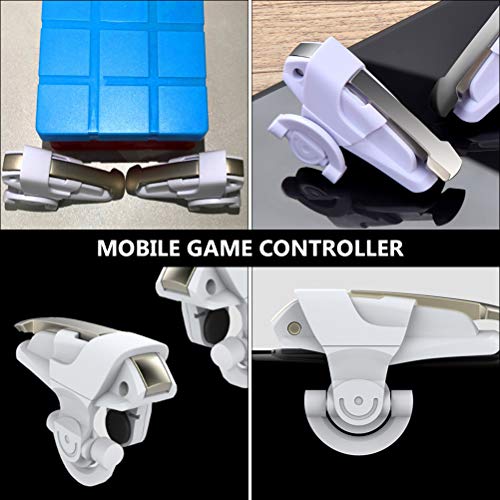 Hand Grips 1 Pair Mobile Game Trigger Phone Game Shooting Handle Button Controller Call Phone Accessories for Women Men Ar Accessories