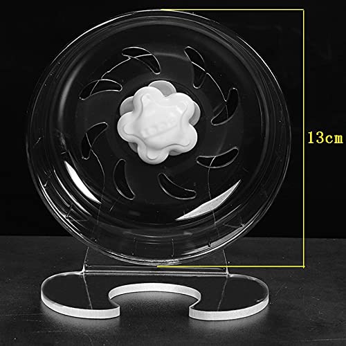 TDDGG Hamster Running Wheels Transparent Hamster Wheel Running Jogging Treadmill Silent Small Pet Supplies