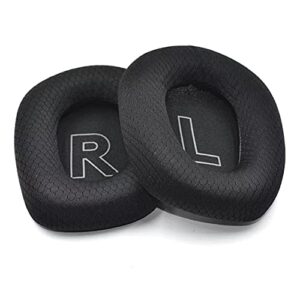 lzydd replacement black fabric ear pads cushion earmuffs for g733 g335 lightspeed wireless gaming headset (earpads black)