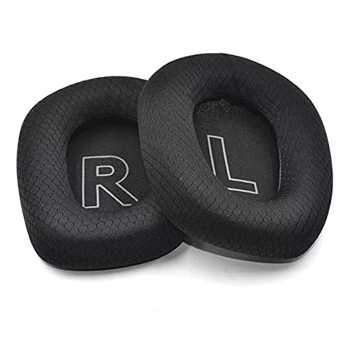 LZYDD Replacement Black Fabric Ear Pads Cushion Earmuffs for G733 G335 Lightspeed Wireless Gaming Headset (Earpads Black)