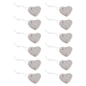 sing f ltd 12pcs teeth grinding mineral stone small animal teeth grinding mineral stone chew toys hearted-shape for guinea pigs rabbit parrot