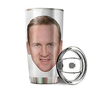 peyton manning tumbler 20oz & 30oz stainless steel travel mug