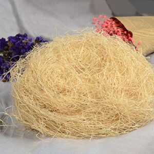 Nesting Material Raffia Grass Canary Finch Box Fillers Safe Decoration Small Bird Pet House Multipurpose Soft Reusable sy Apply Gift Packing Practical(AS Photo)