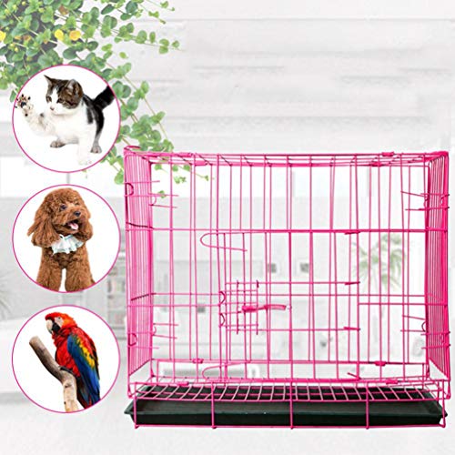 Balacoo Pet Folding Cage Pet Collapsible Dog Cage Suitable for Puppy Cat Rabbit Indoor Ourdoor Portable Pet Cage, Small Size, 35cm