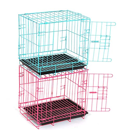 Balacoo Pet Folding Cage Pet Collapsible Dog Cage Suitable for Puppy Cat Rabbit Indoor Ourdoor Portable Pet Cage, Small Size, 35cm