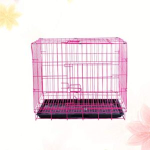 Balacoo Pet Folding Cage Pet Collapsible Dog Cage Suitable for Puppy Cat Rabbit Indoor Ourdoor Portable Pet Cage, Small Size, 35cm