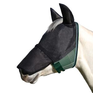 kensington uviator catchmask w/ears & removable nose & forelock opening, large, imperial jade