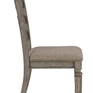 Signature Design by Ashley Lodenbay Dining UPH Side Chair (2/CN), 17"W x 23"D x 40"H, Antique Gray