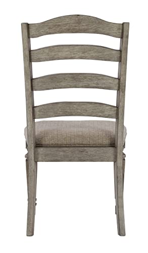 Signature Design by Ashley Lodenbay Dining UPH Side Chair (2/CN), 17"W x 23"D x 40"H, Antique Gray