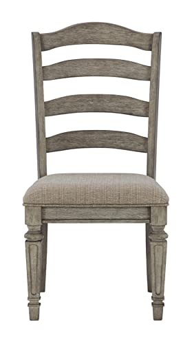 Signature Design by Ashley Lodenbay Dining UPH Side Chair (2/CN), 17"W x 23"D x 40"H, Antique Gray