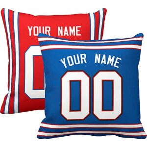 antking throw pillow 2 packs custom any name and number for men youth boy gift