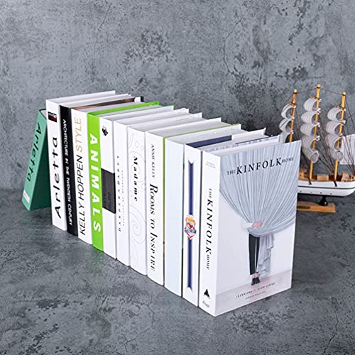 EXCEART 3pcs False Book Decorative Books Modern Faux Books Home Decoration Stacked Books for Bookshelf Library Coffee Tables and Shelves Random