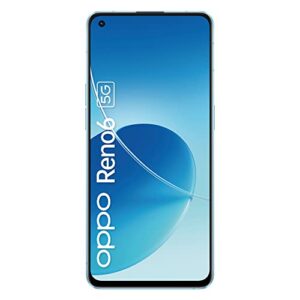 oppo reno6 5g dual-sim 128gb rom + 8gb ram (gsm only | no cdma) factory unlocked android smartphone (blue) - international version