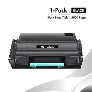 VICTONER Compatible Toner Cartridge Replacement for Samsung 203 203L MLT-D203L MLT-D203S for Samsung ProXpress M3870FW M4020ND M3820DW M3320ND M3370FD M4070FR Toner Printer (Black, 1-Pack)