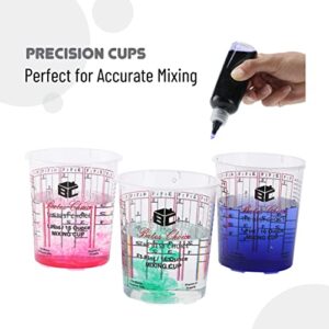 Bates- Paint Mixing Cup,16 oz ,12 Cups, Resin Mixing Cups, Mixing Cups for Epoxy Resin, Epoxy Mixing Cup, Paint Measuring Cups, Plastic Mixing Cups, Epoxy Mixing Containers