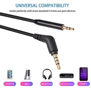 3.5mm to 2.5mm Aux Cable Cord Compatible with Bose 700 QuietComfort QC35II QC35 QC25 Noise Cancelling Headphones, JBL E45BT E55BT E65BTNC Bluetooth Earphone, Audio Replacement Wire (5)