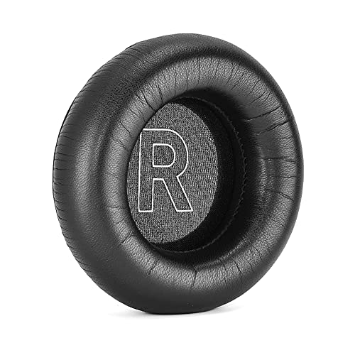 defean H9 H7 H9i Upgrade Quality Sheepskin Leather Ear Pads - Ear Cushion Replacement Earpad Compatible with Beoplay H9 H7 H9i Headphones(Black), High-Density Noise Cancelling Foam, Added Thickness