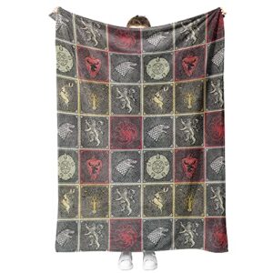 family crest gifts merchandise got throw blanket super soft bed throw great house symbols
