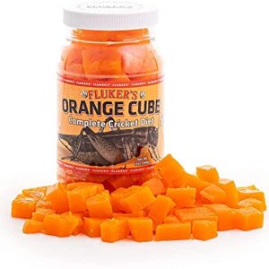 Fluker's Orange Cube Complete Cricket Diet 12oz - Includes Attached DBDPet Pro-Tip Guide