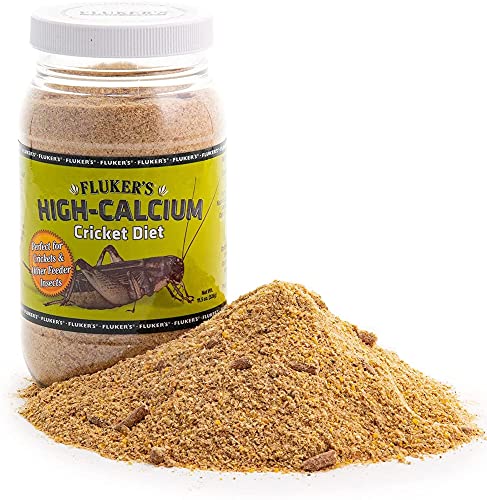 Fluker's High Calcium Cricket Diet 11.5oz - Includes Attached DBDPet Pro-Tip Guide