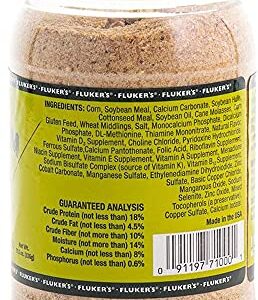 Fluker's High Calcium Cricket Diet 11.5oz - Includes Attached DBDPet Pro-Tip Guide