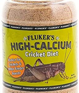 Fluker's High Calcium Cricket Diet 11.5oz - Includes Attached DBDPet Pro-Tip Guide