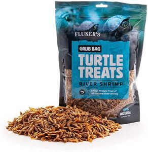 fluker's grub bag turtle treat - river shrimp 6oz - includes attached dbdpet pro-tip guide