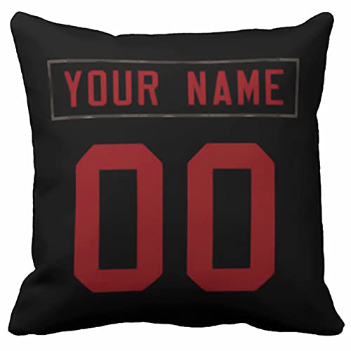 ANTKING Throw Pillow 2 Packs Custom Any Name and Number for Men Youth Boy Gift