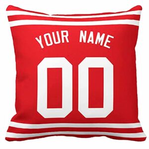 ANTKING Throw Pillow 2 Packs Custom Any Name and Number for Men Youth Boy Gift