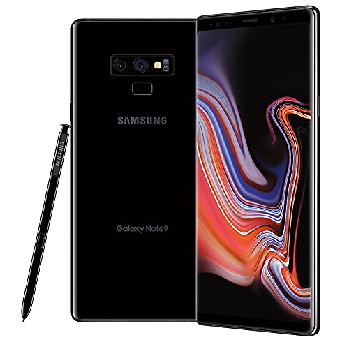 SAMSUNG Galaxy Note 9 (128GB, 6GB) 6.4", Snapdragon 845, IP68 Water Resistant, Global 4G LTE (GSM) AT&T Unlocked (T-Mobile, Cricket, Metro) N9600 (Fast Wireless Pad Bundle, Midnight Black)