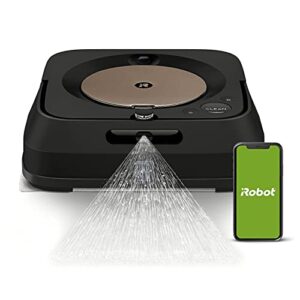 irobot braava jet m6 (6012) ultimate robot mop- wi-fi connected, precision jet spray, smart mapping, compatible with alexa, ideal for multiple rooms, recharges and resumes (renewed)