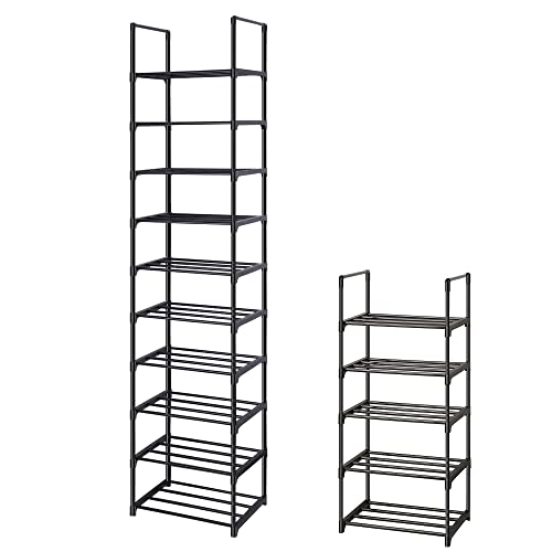 OYREL Shoe Rack, Sturdy Metal Shoe Rack Organizer,Narrow Shoe Rack,Shoe Racks for Closets,Shoes Rack,Shoe Stand,Shoe Shelf