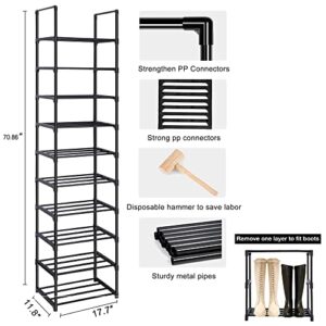 OYREL Shoe Rack, Sturdy Metal Shoe Rack Organizer,Narrow Shoe Rack,Shoe Racks for Closets,Shoes Rack,Shoe Stand,Shoe Shelf