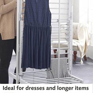 Easylife XL Heated Drying Rack with Timer, 3 Tier Airer, Warming Clothes Dryer, Electric Clothes Horse, Laundry Rack, h57.8 x w28.3 x d26.4