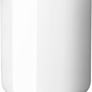 ALELION Cream White Kitchen Utensil Holder, 7.2" Extra Large Utensil Holder for Kitchen Counter, Thickenss Cooking Ceramic Utensil Crock for Utensils, Housewarming Wedding Gifts for Kitchen Decor