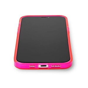 FELONY CASE - iPhone 13 Pro Max Neon Pink Clear Protective Case, TPU and Polycarbonate Shock-Absorbing Bright Cover - Crack Proof with a Gloss Finish - Wireless Charging Compatible