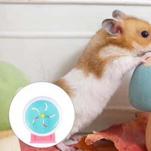 TDDGG 1 PC Hamster Silent Exercise Delicate Pet Plaything Plastic Spinning Running Wheel for Hedgehog Hamster Gerbil Pet Mice