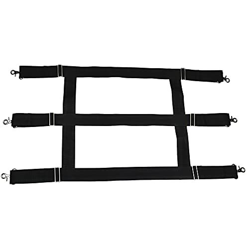 tinkare Stall Guard for Horse Stable Gate with Adjustable Straps and 2" Nylon Webbing Allow Air Flow